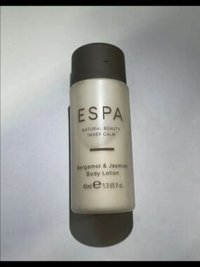 ESPA Bergamot & Jasmine Body Lotion - Cream Bottle with Gray Cap